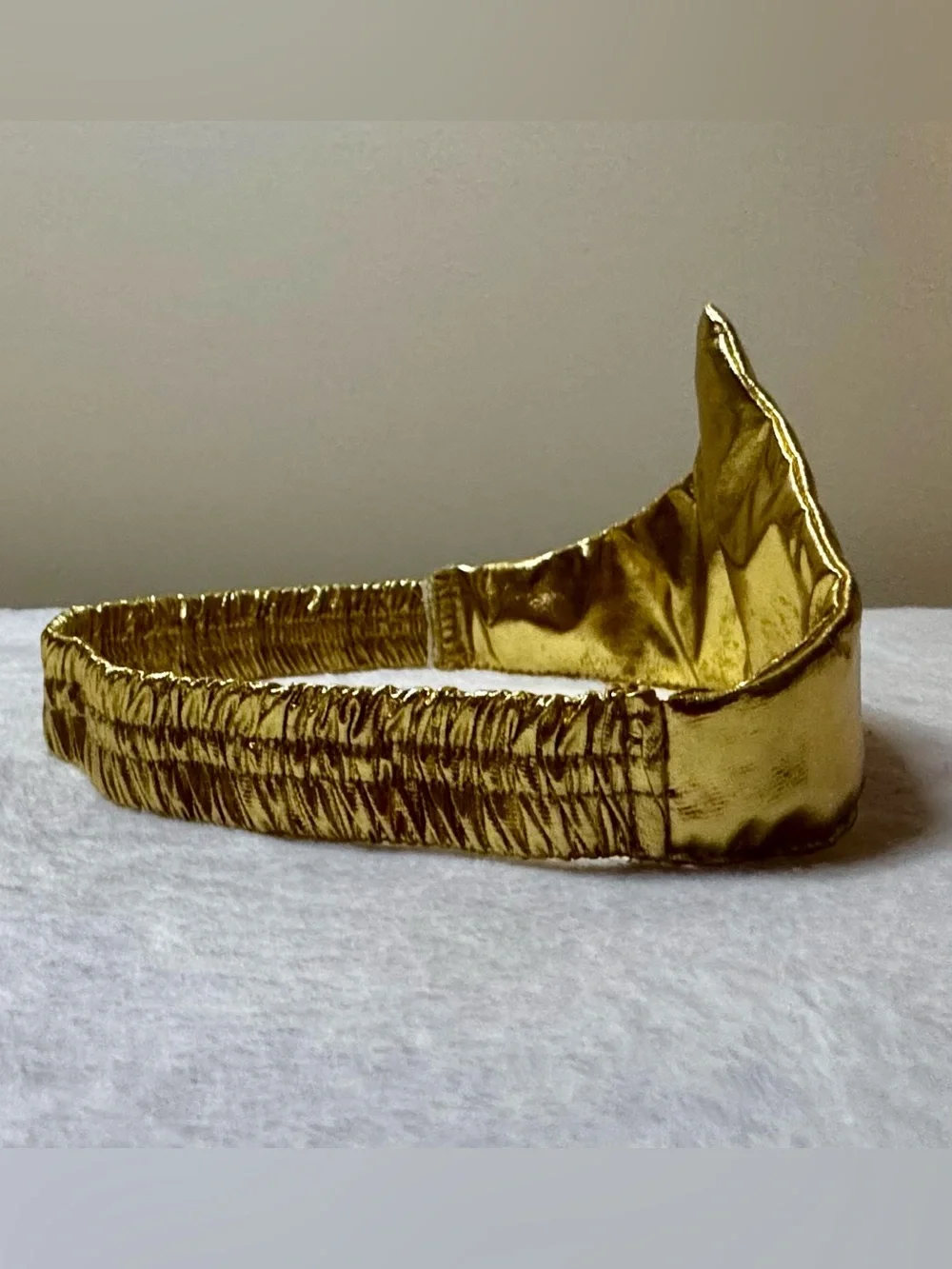 Wonder Woman Costume Gold Metallic Headband with Red Star